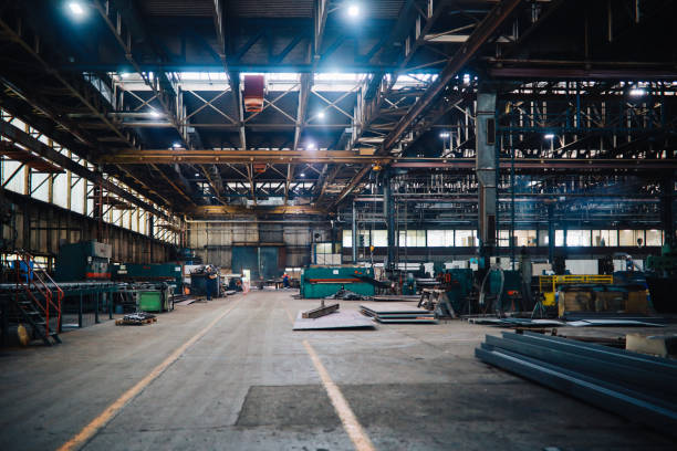 Industrial factory floor